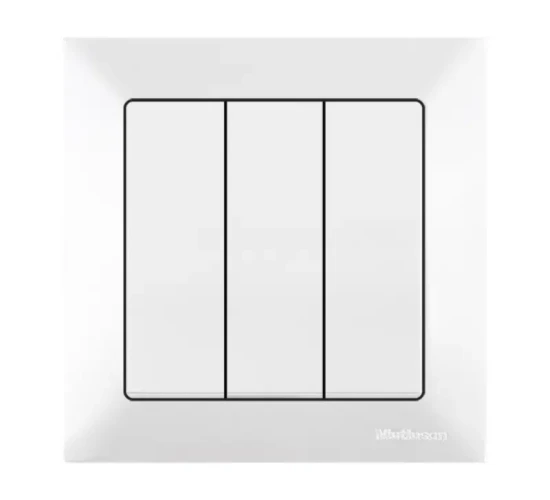 Троен ключ 1-10А Бял Candela Mutlusan.png